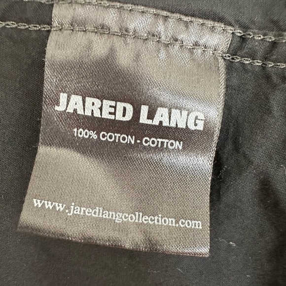 Jared Lang Gray & Black Two Toned Button Down Shirt Size Medium - Picture 3 of 12